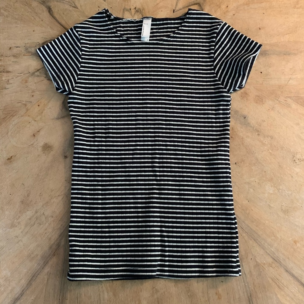 American Apparel Fitted Striped Tee
